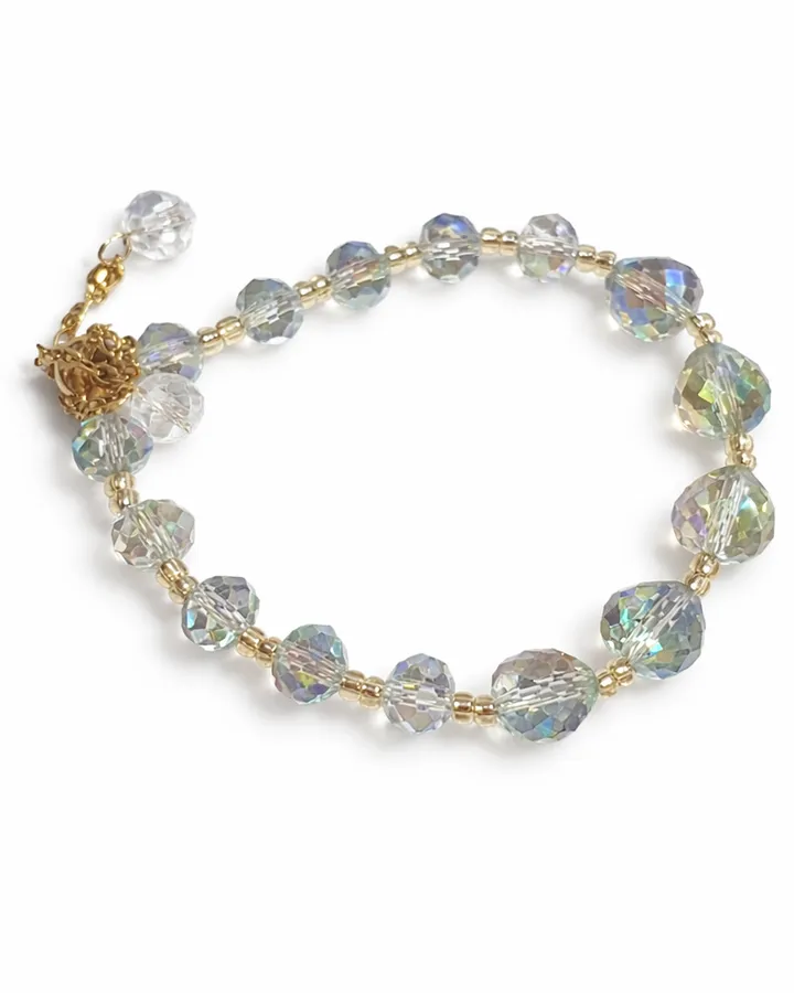 Gelang Mutiara Setut Aurora Handmade
