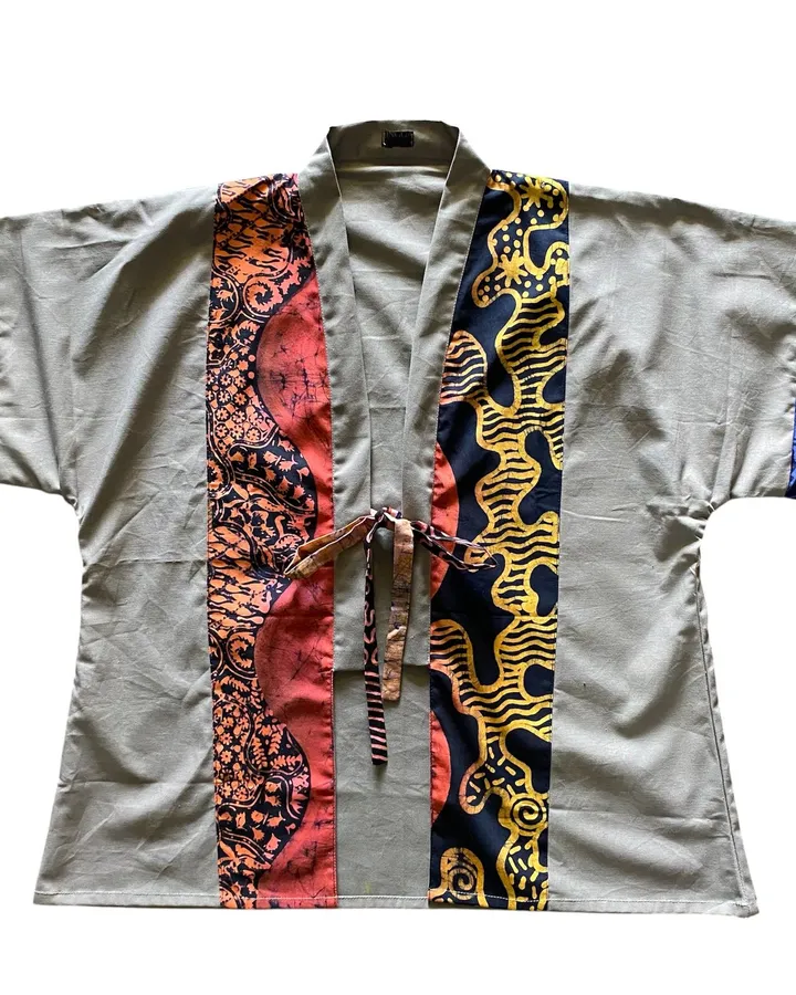 Ethnic Heritage Kimono Vest