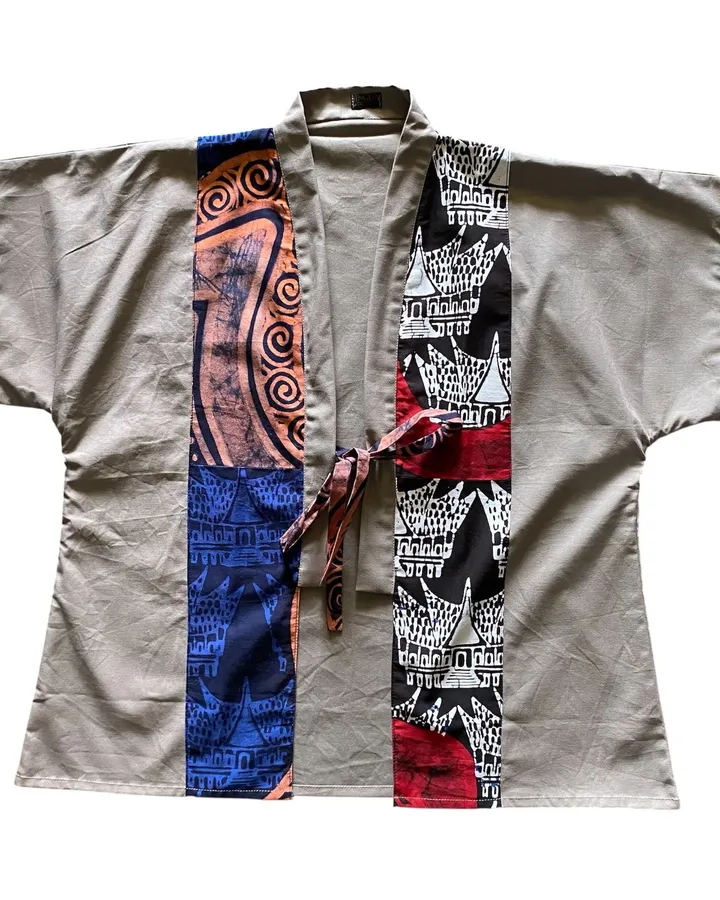 Aruna Patchwork Kimono Vest