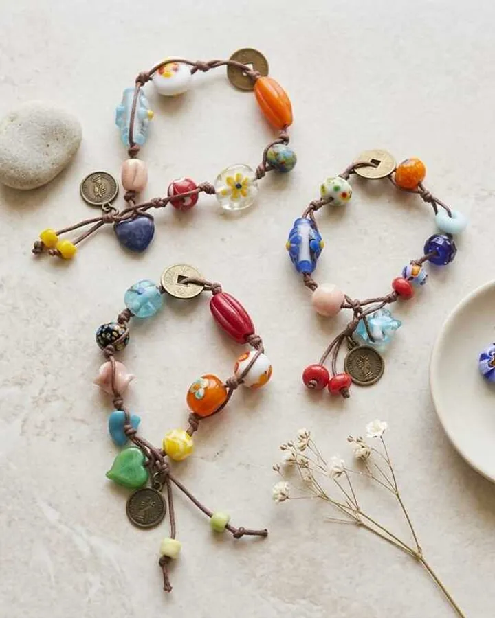 Gelang Bohemian Colorful Beads