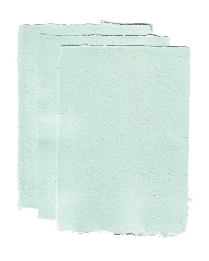 A5 Recycled Paper - Mint │ Pulpyrus Official
