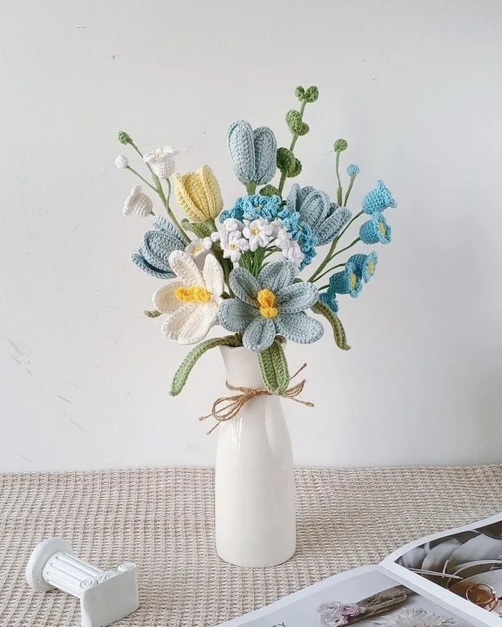 Tulip Flower In Pot