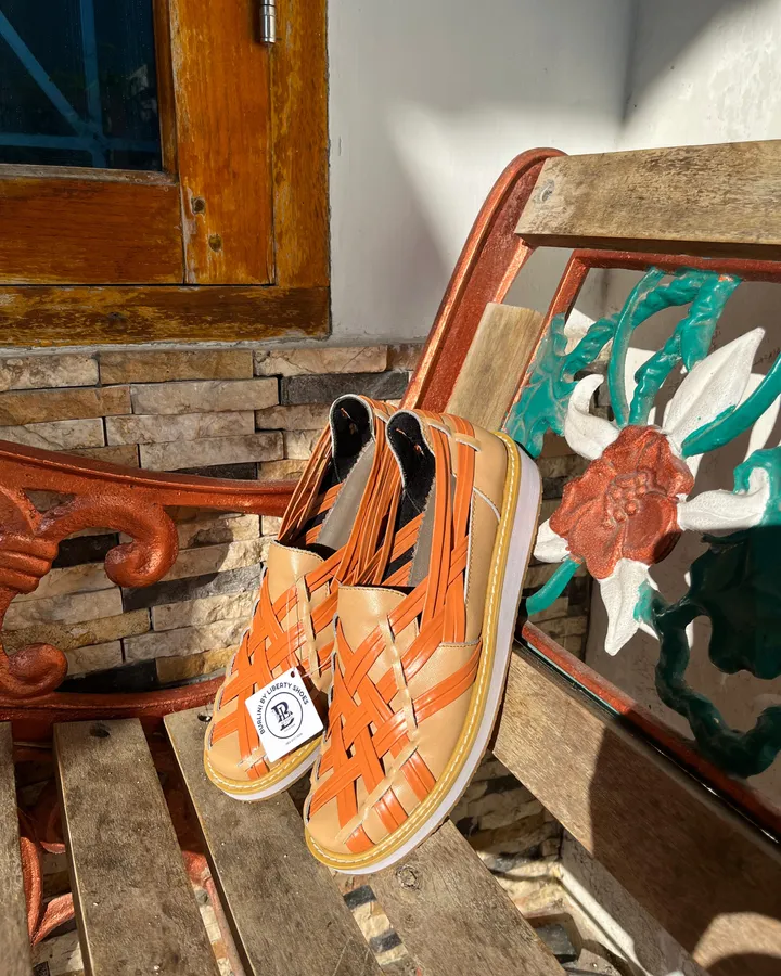 Sneakers anya oren mix cream