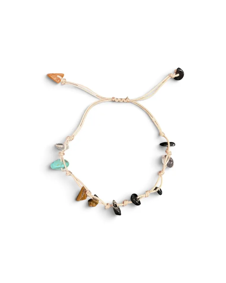Gelang Natural Stone Bracelet - Beige