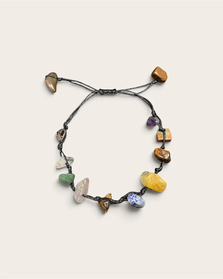Gelang Natural Stone Bracelet - Classic Black
