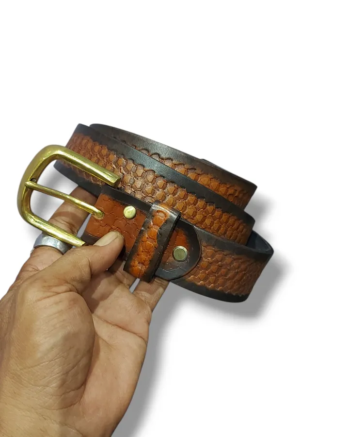 Leather Belt Carving  KAMARO