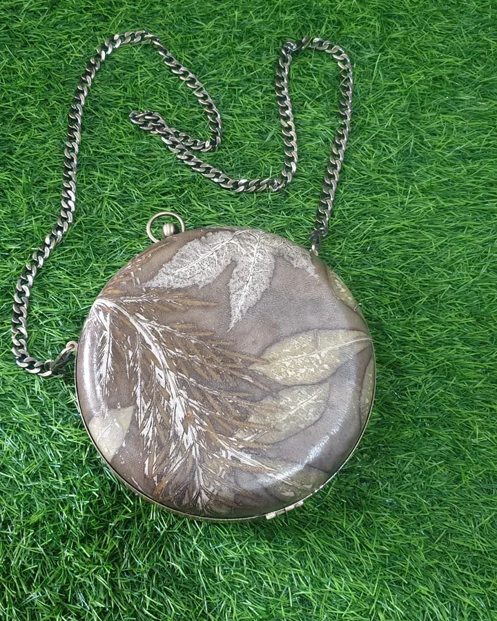 Macaron Bag Ecoprint Army