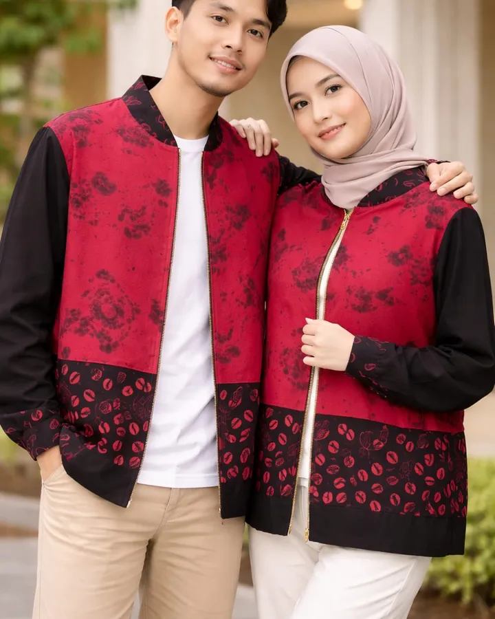 READYYYYY!!! Jaket Batik (Velvet Rose)