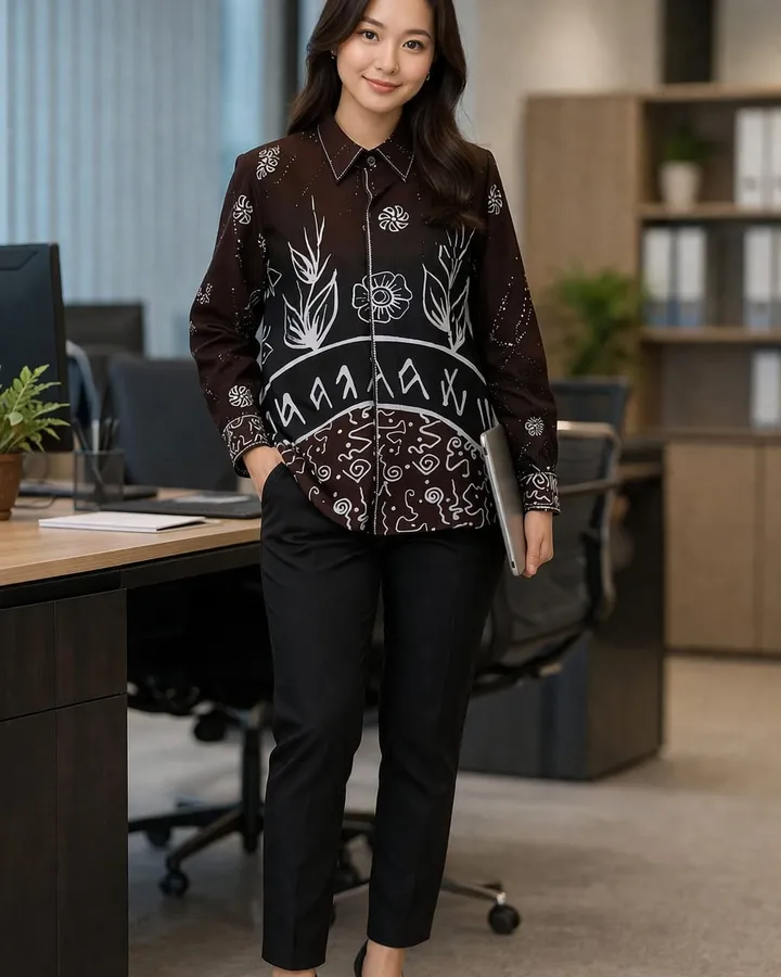 Kemeja Batik Kontemporer Kaganga