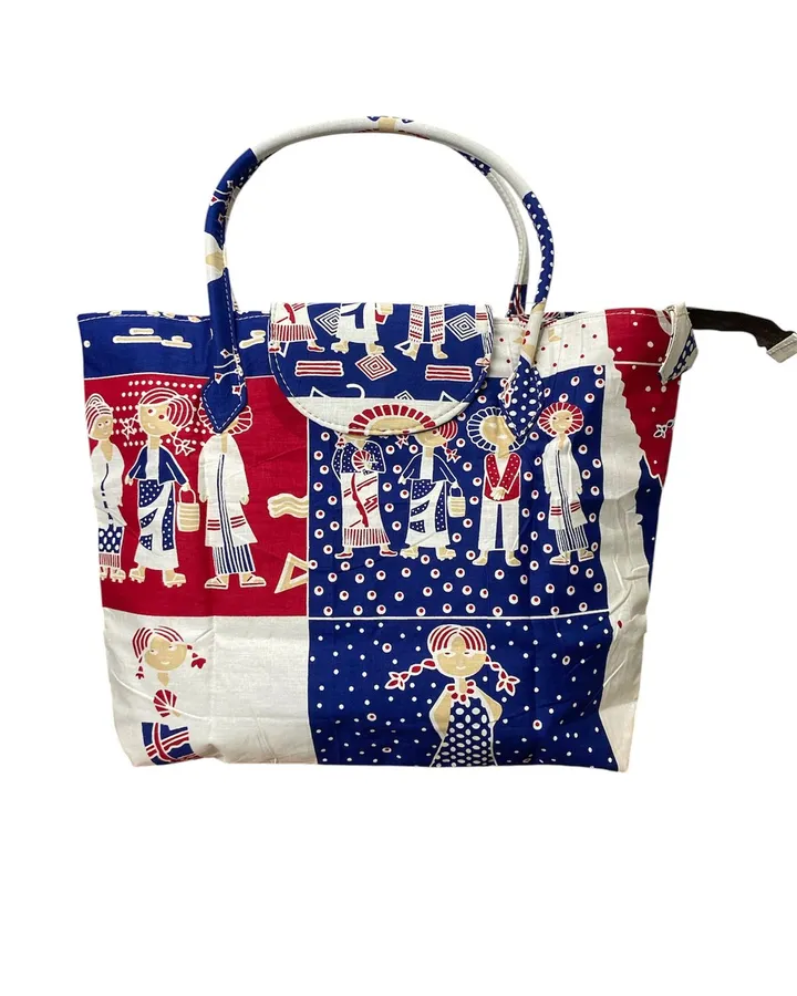 Kanindya Foldable Tote Bag – Tas Lipat Etnik Fungsional & Modis
