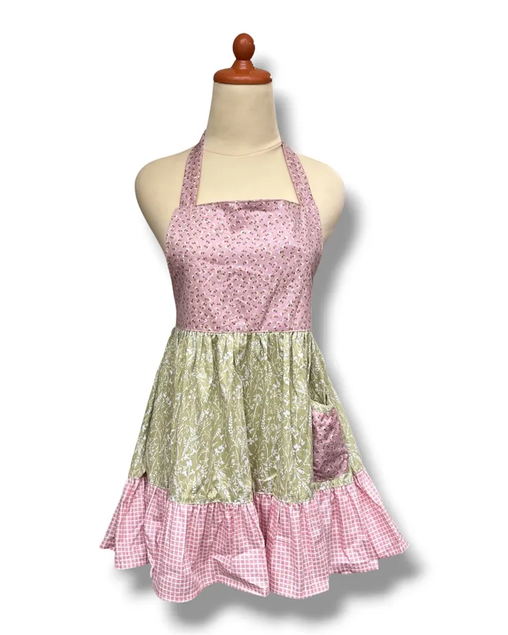 Sage & Rose Vintage Patchwork Apron