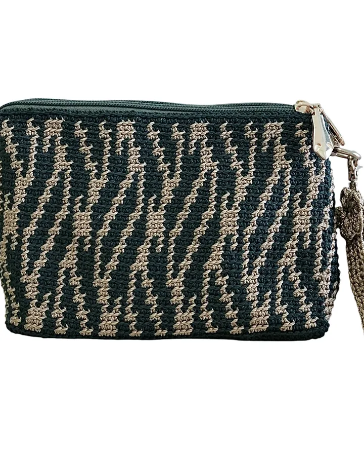 Tas Dompet Motif (3 Zipper)