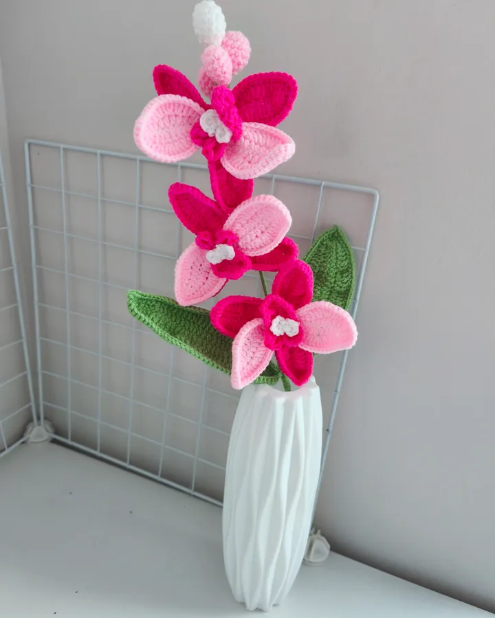 Orchid Flower Handmade Crochet