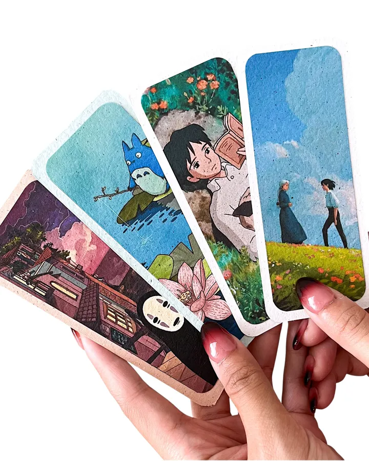 [GHIBLI] Pembatas Buku Kertas Daur Ulang by Pulpyrus