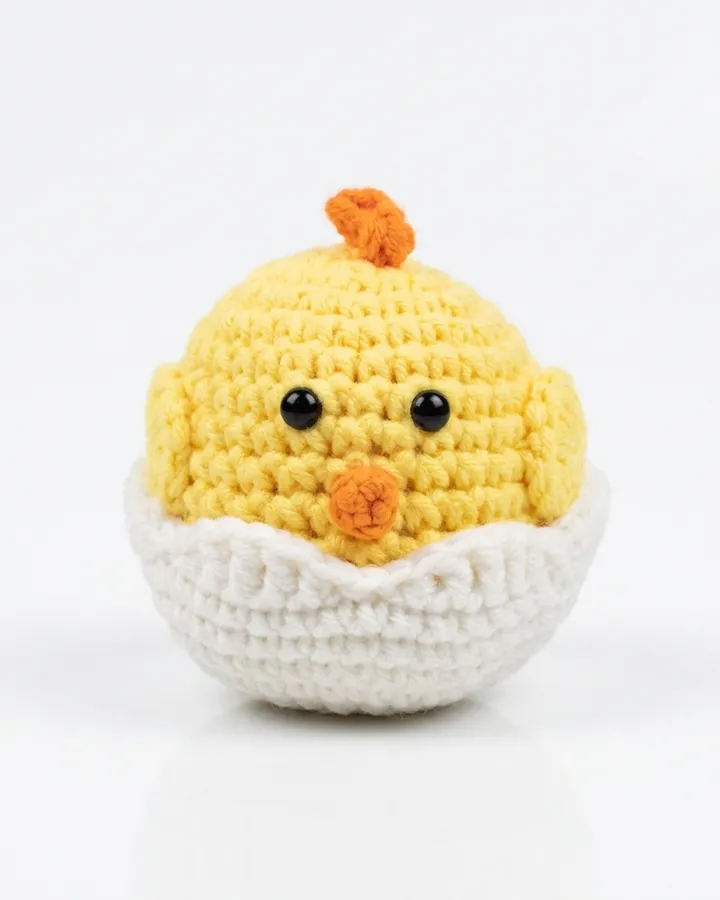 Eggy Chick Amigurumi