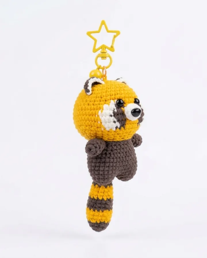 Panda Crochet Charm