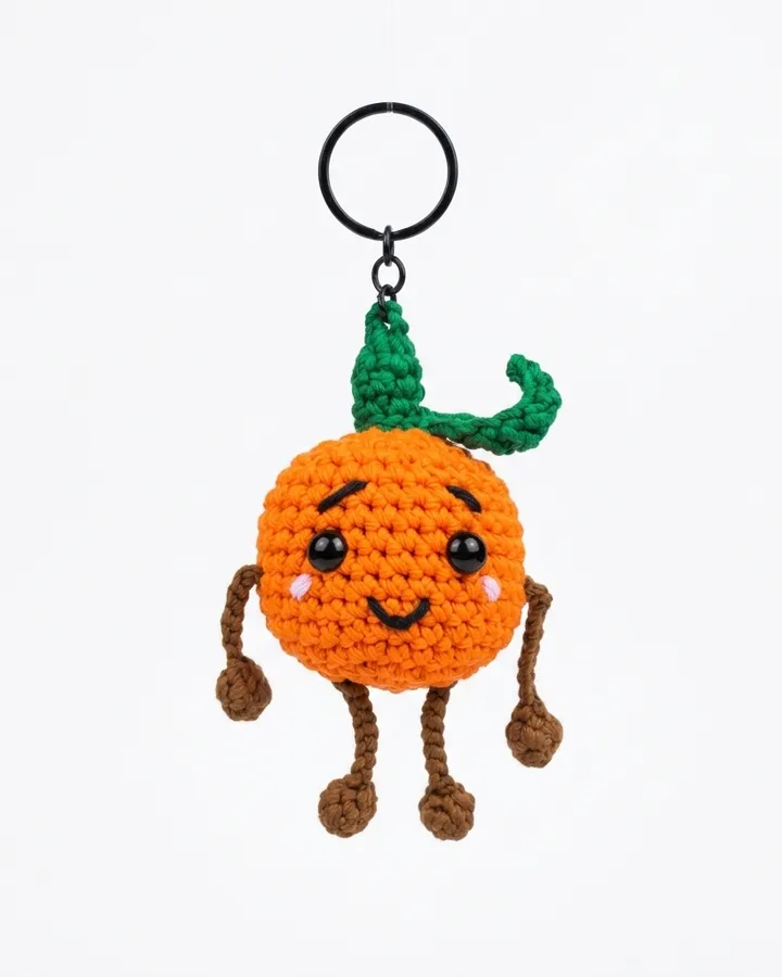 Citrusy Cute - Ganci Rajut Jeruk Amigurumi