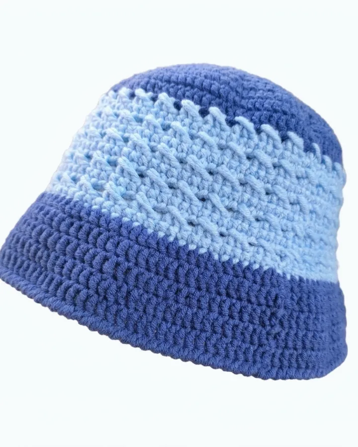 Ocean Breeze Crochet Bucket Hat