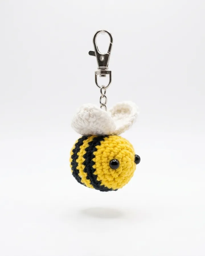 Little Honeybee Crochet Charm