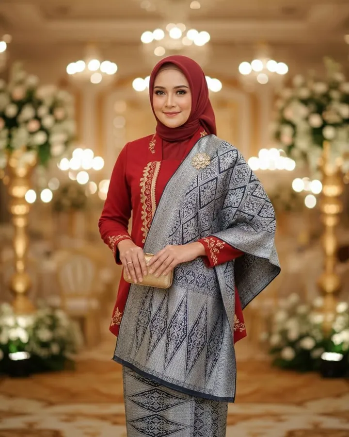Songket pandai sikek motif balapak benang 2