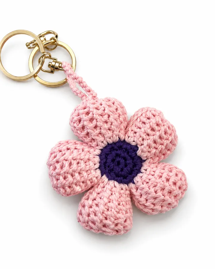 Ganci Rajut Bunga
