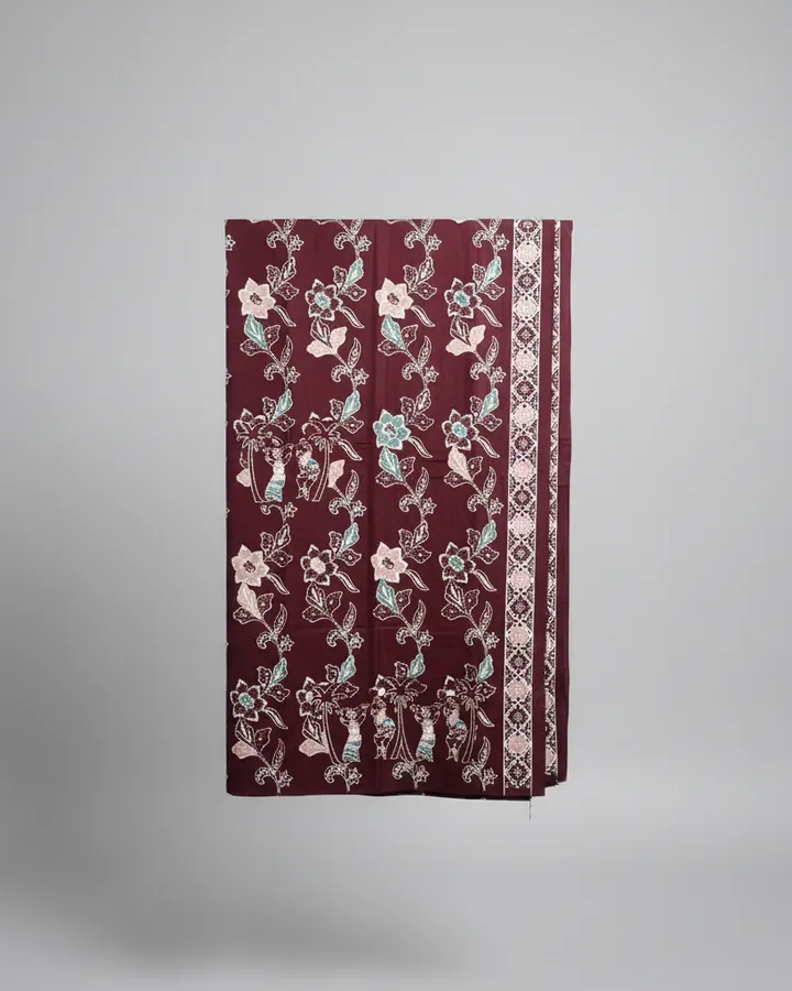 Batik Motif Flora dan Tari Piring Khas Minang