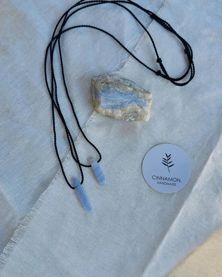 Blue Lace Agate Necklace