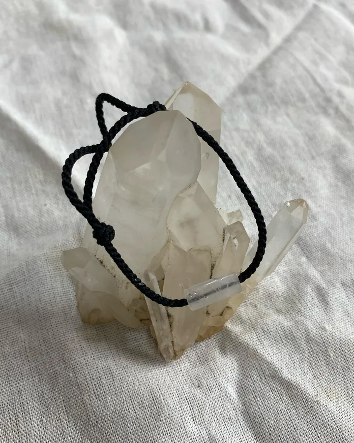 Natural quartz bracelet