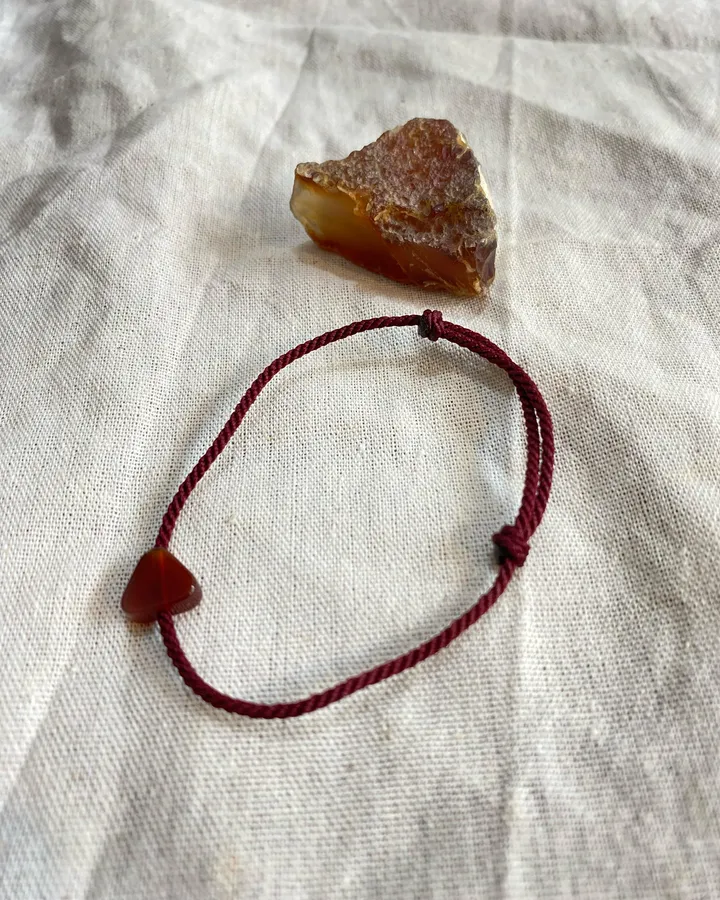 Triangle agate bracelet