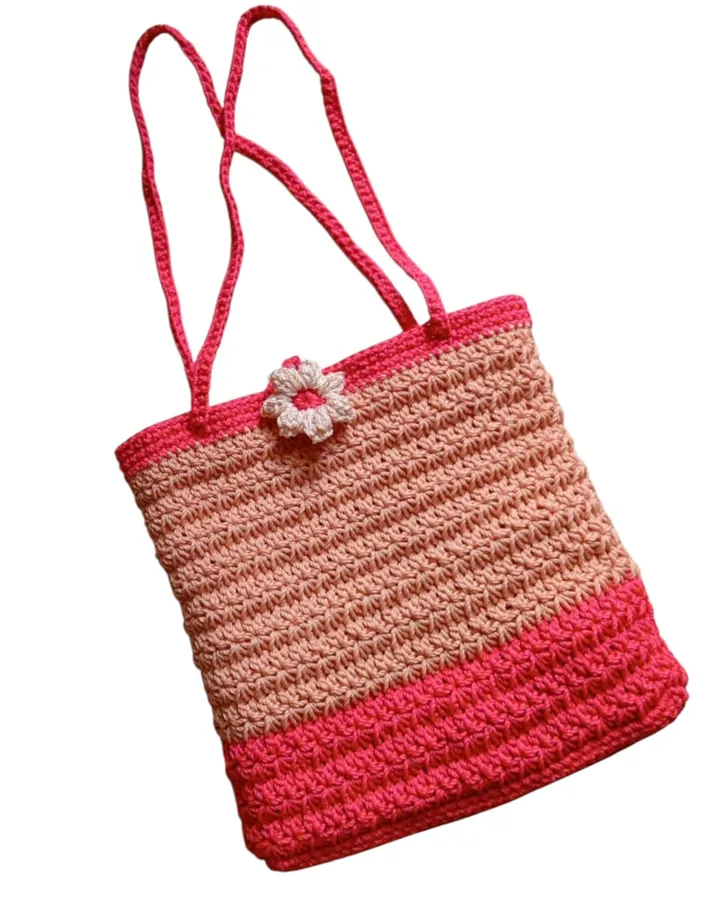 Tas Rajut Mini Dengan Tali Disesuaikan.