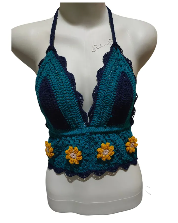Bralette Rajut - Floral