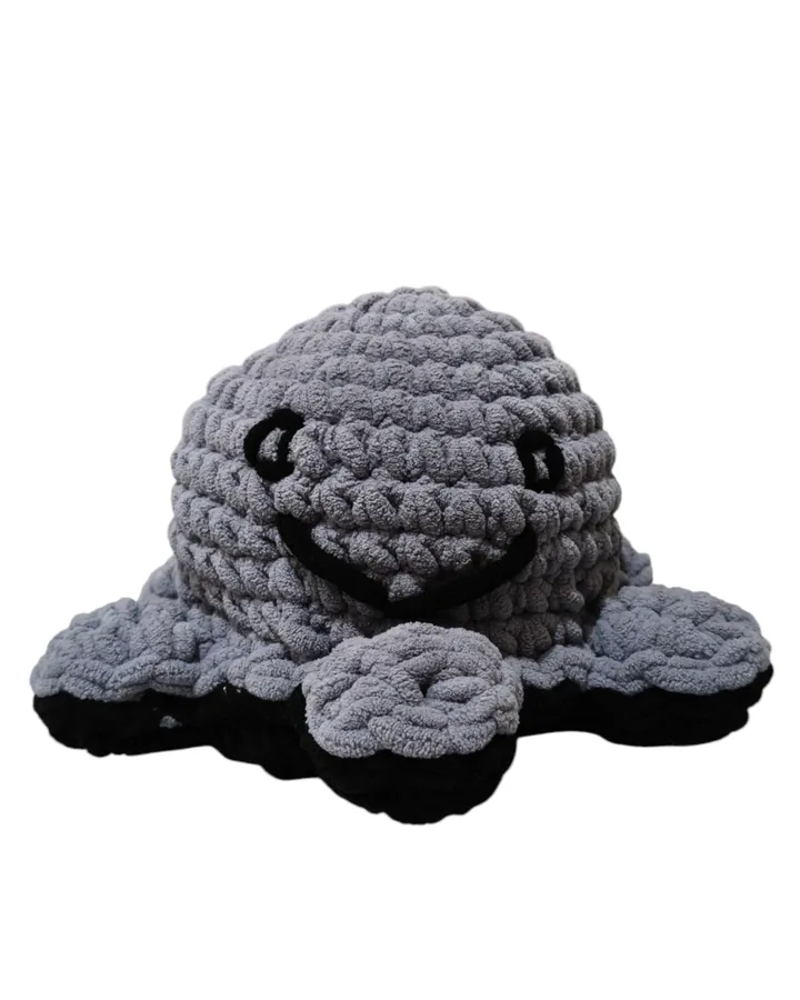 Boneka Mood Octopus rajut handmade