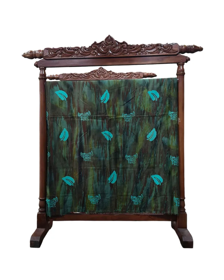 batik katun cap motif rumah gadang