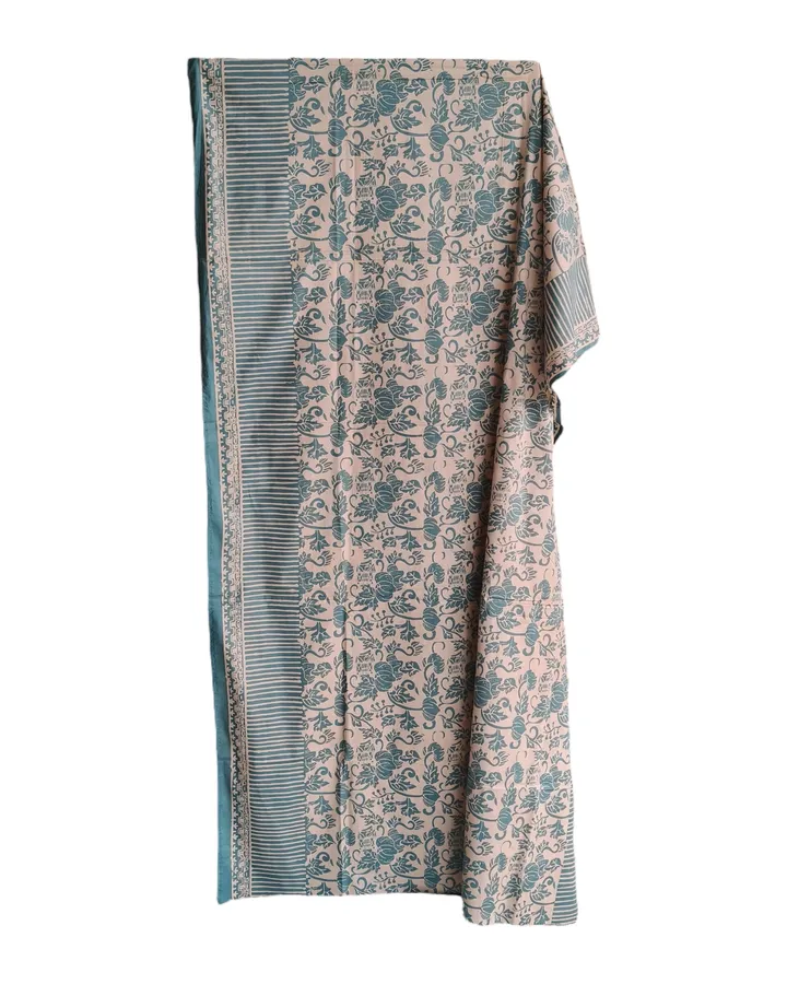 Bahan batik katun cap motif bengkoang minang