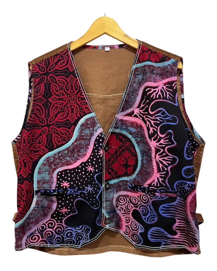 Vest Batik Pria Klasik Modern