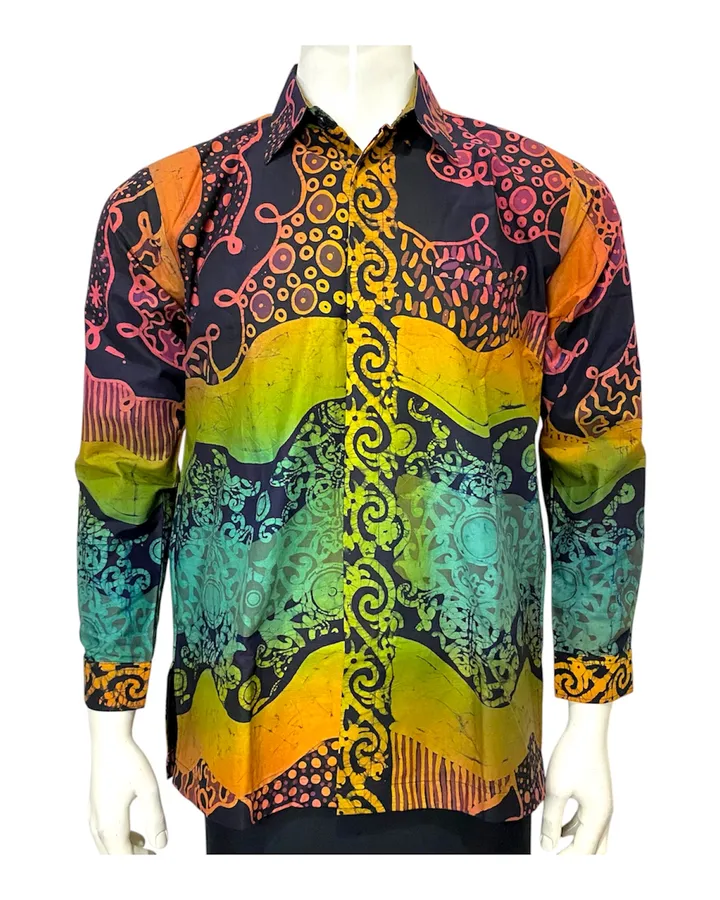 Kemeja Batik Tulis Motif Nasional