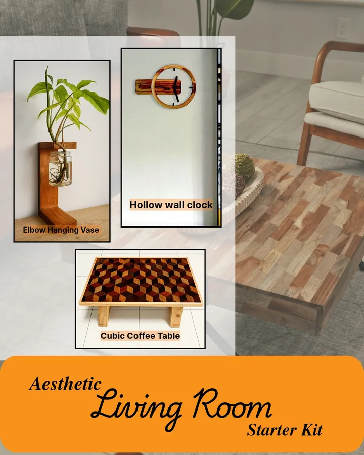 Aesthetic Living Room Starter Kit - Dekorasi Rumah Estetik - Dekorasi Natural