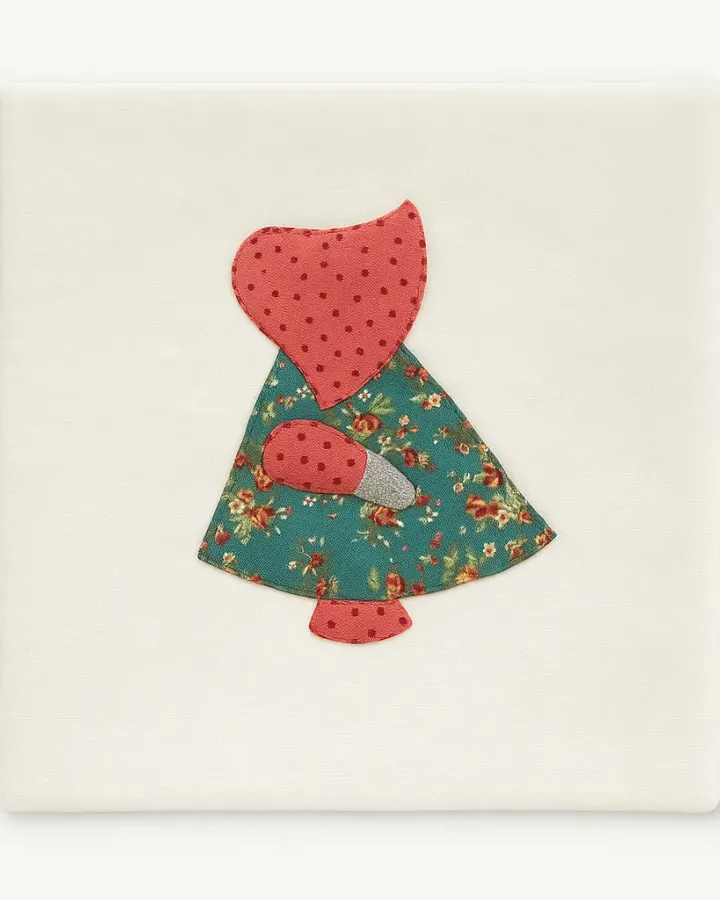 Bantal kursi applique sun bonet