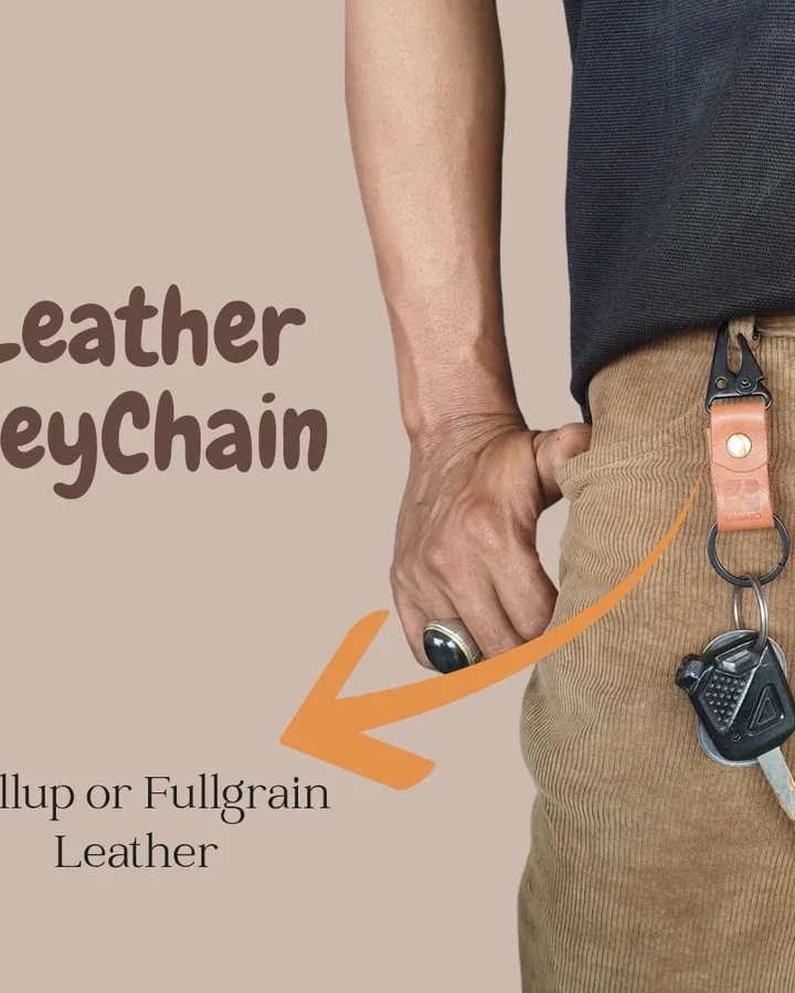 Leather Keychain KAMARO